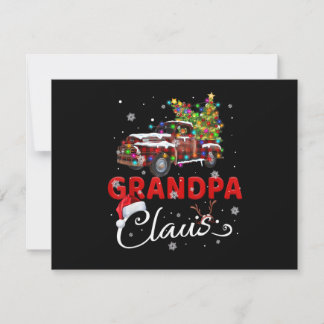 Opa Claus LKW Weihnachtsmann Weihnachten Familie W