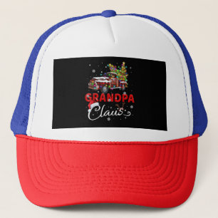 Opa Claus LKW Weihnachtsmann Weihnachten Familie W Truckerkappe