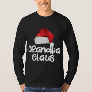 Opa Claus Weihnachtsfamilie Matching Weihnachtsman T-Shirt