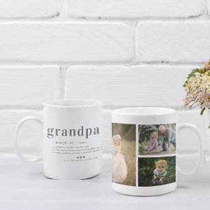 Opa Definition   3 Foto-Collage Kaffeetasse