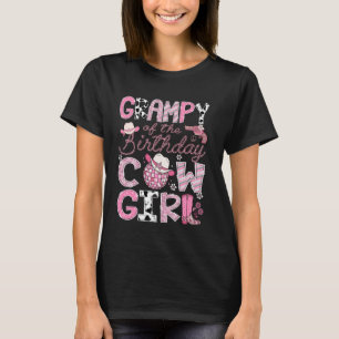Opa der Geburtstagscowgirl Pink Rodeo Disco T-Shirt