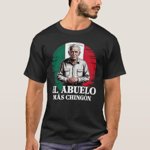 Opa Der Großvater Der Beste Mexikanische Flagge T-Shirt