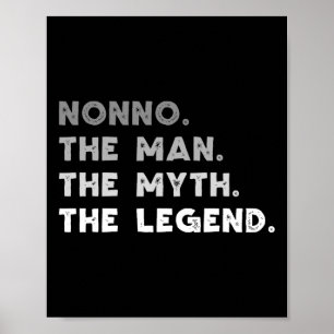 Opa Der Mann Der Mythos Die Legende Cool Opa Poster