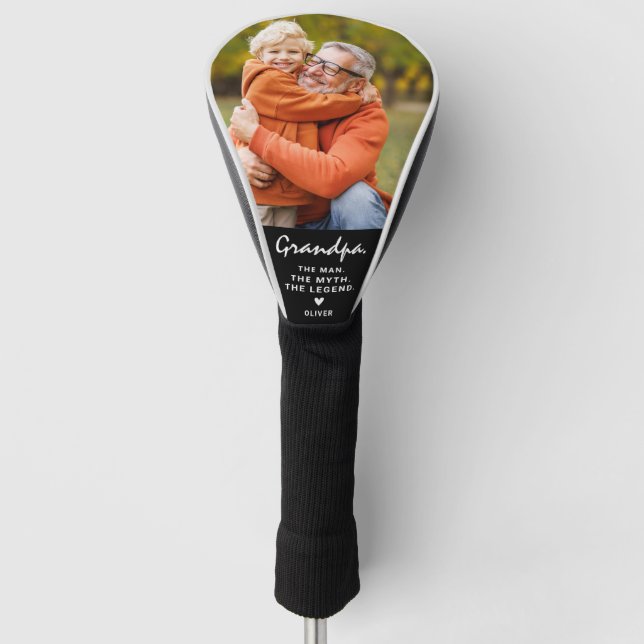 Opa. Der Mann. Der Mythos Die Legende. Foto Golf Headcover (Vorderseite)
