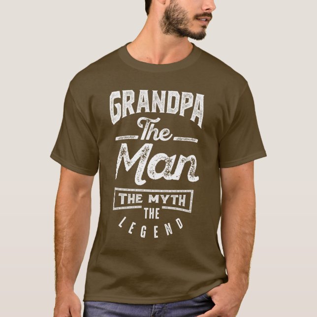 Opa. Der Mann. Der Mythos Die Legende T-Shirt (Vorderseite)
