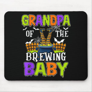 Opa des brauenden Halloween-Hexenbabys F Mousepad