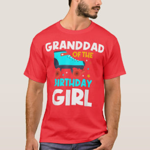 Opa des Geburtstagsmädchens Rollschuh Geburtstag T-Shirt