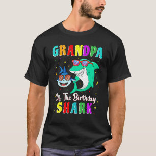 Opa des Hai-Geburtstags Familiengeburtstag Großvat T-Shirt