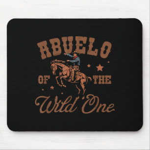 Opa des Wilden Cowboy-Western-Rodeo-Partys  Mousepad