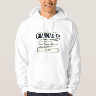 Opa Ein Titel Direkt Über Dem König Hoodie