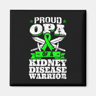 Opa einer Nierenerkrankung Warrior Awareness Opa Magnet