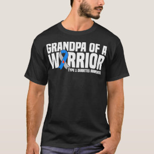 Opa eines Kriegers Typ 1 Diabetes Awareness Pul T-Shirt