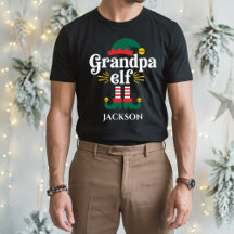 Opa Elf Funny Elf Matching Weihnachtsgeschenk