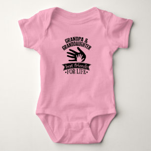 Opa Enkelin beste Freunde Lebenswortkunst Baby Strampler