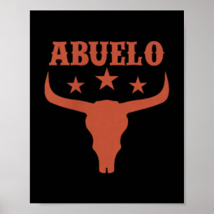 Opa erster Geburtstag Cowboy Western Rodeo Totenko Poster