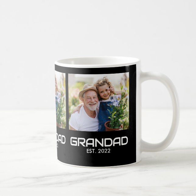 Opa Established Bold Schwarz 3 Foto Kaffeetasse (Rechts)
