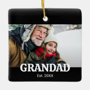 Opa Established Foto Keramikornament