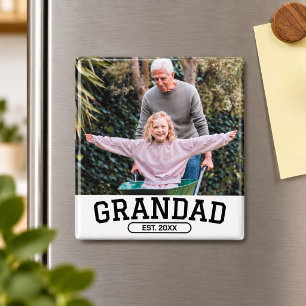 Opa Established Foto Neues Opa-Geschenk Magnet