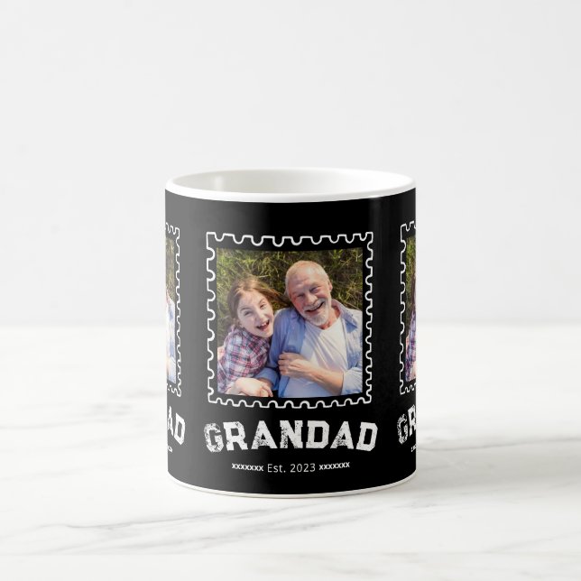 Opa Established Typography Black 3 Foto Kaffeetasse (Mittel)