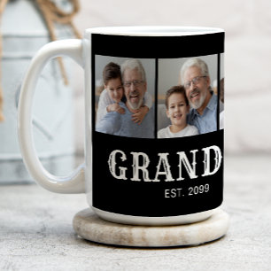 Opa Established Typography Schwarz 3 Foto Kaffeetasse