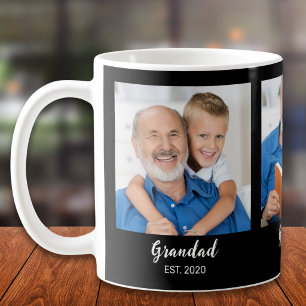 Opa Etablierte Schrift 3 Foto Schwarz Kaffeetasse