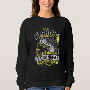 Opa fischen wie ein normaler Großvater, genau wie Sweatshirt