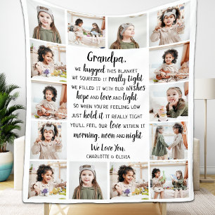 Opa Foto Collage Fleece Blanket