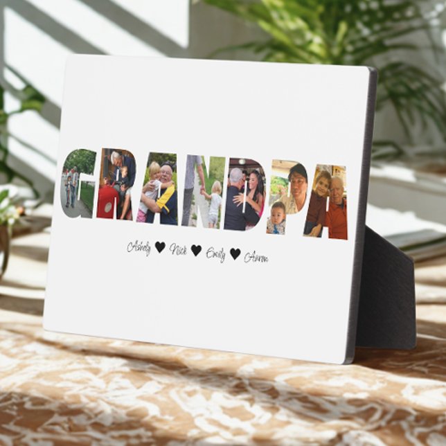 Opa Foto Collage Plaque mit 7 Fotos Fotoplatte (Von Creator hochgeladen)
