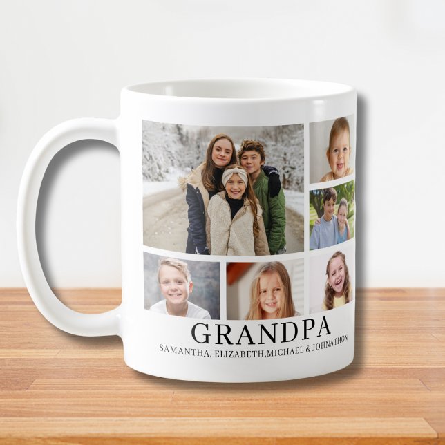 Opa-FotoCollage Personalisiert Kaffeetasse (Von Creator hochgeladen)