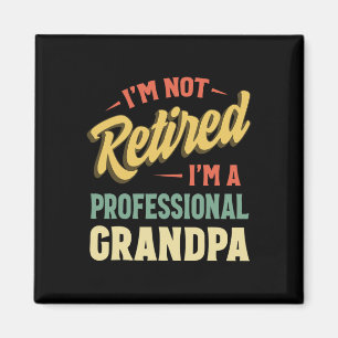 Opa für Männer Funny Vaters Day Remüde Opa Magnet