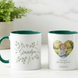 Opa Geburtstag Wildblumen Botanische Blumen Tasse
