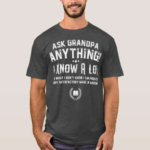 Opa gefragt, alles Funny Vathers Day Geschenk T-Shirt