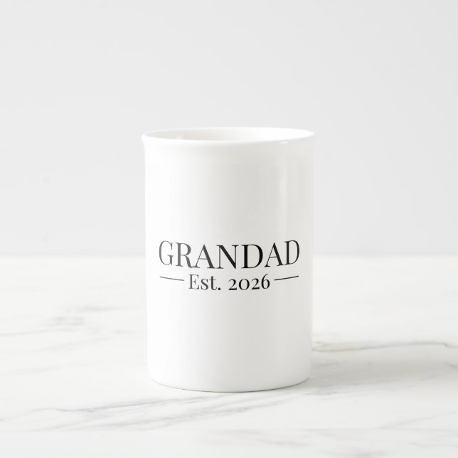 Opa gegründet 2026 prozellantasse (Vorderseite)