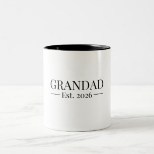 Opa gegründet 2026 zweifarbige tasse