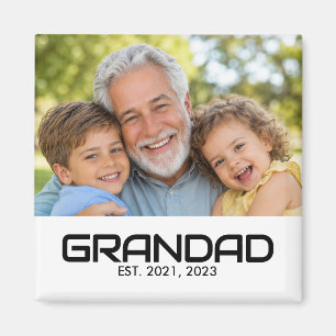 Opa Gegründet Foto-Geschenkmagnet Magnet