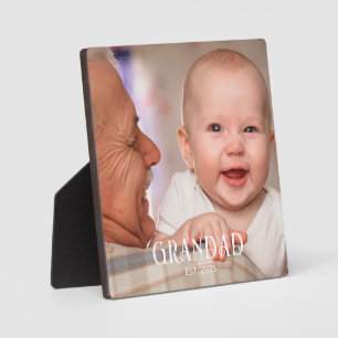 Opa gegründet Geschenkfoto Fotoplatte