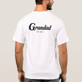 Opa gegründet Neues Opa-Geschenk T-Shirt