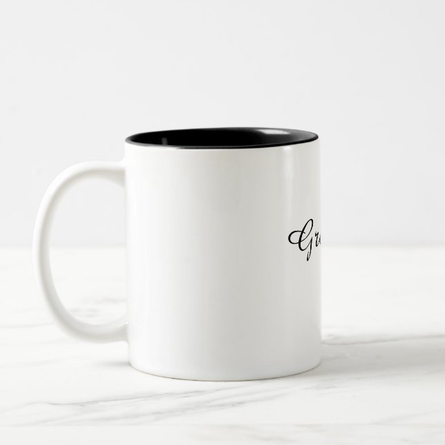 Opa gegründet personalisierte Tasse (Links)