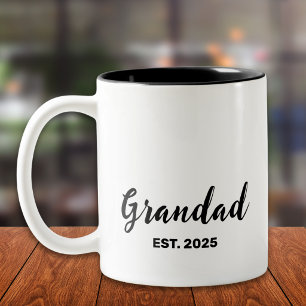 Opa gegründet  zweifarbige tasse