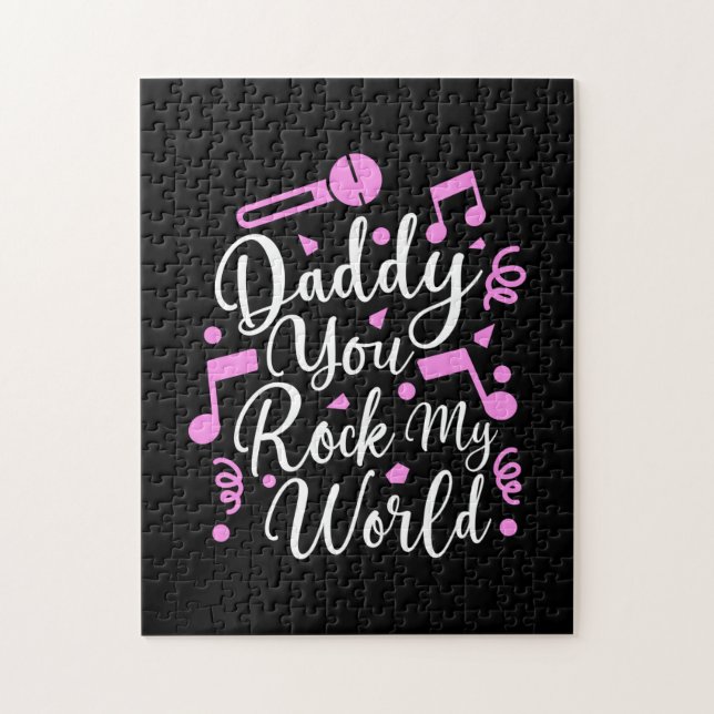 Opa-Geschenk | Daddy You Rock My World (Vertikal)