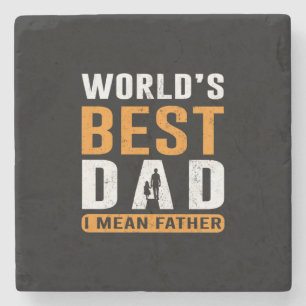 Opa-Geschenk I Gemein Vater Steinuntersetzer