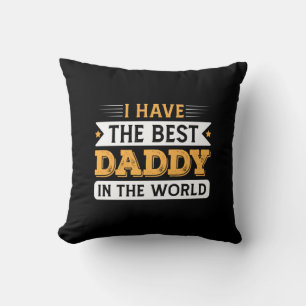 Opa-Geschenk Ich habe den besten Papa der Welt Kissen