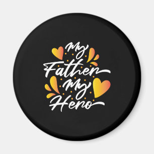 Opa-Geschenk Mein Vater mein Held Magnet