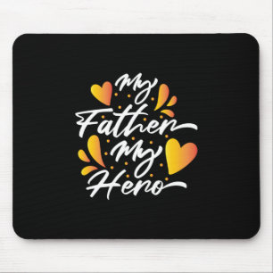 Opa-Geschenk Mein Vater mein Held Mousepad