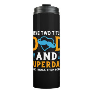 Opa-Geschenk   Papa und Super-Papa Thermosbecher