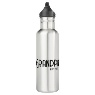 Opa-Geschenk, seit Papa gegründet hat Edelstahlflasche