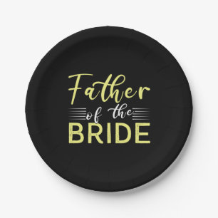 Opa-Geschenk Vater der Braut Pappteller