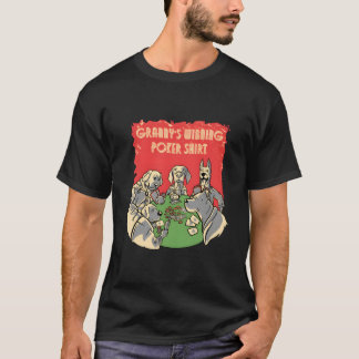 Opa gewinnt Poker Casino Kartenspiel Glücksspiel T-Shirt