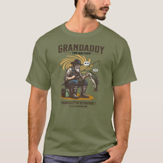 Opa Gone Fishin’ – Lustige Rentner-Angelfahrt T-Shirt