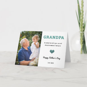 Opa Grandad Vathers Day niedliches Foto Karte